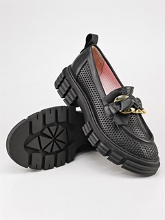 Лоферы женские комфорт  011-762 Siyah