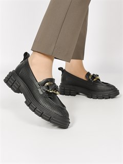 Лоферы женские комфорт  011-762 Siyah - фото 31962