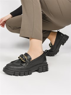 Лоферы женские комфорт  011-762 Siyah - фото 31963