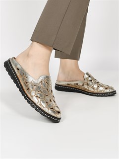 Сабо кожаные / Шлепки тренд S-4163-79 - фото 31989