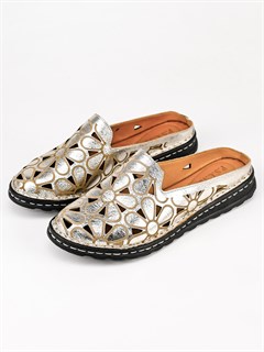 Сабо кожаные / Шлепки тренд S-4163-79 - фото 31991