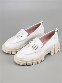 Лоферы женские комфорт  807-17 Beyaz - фото 32099