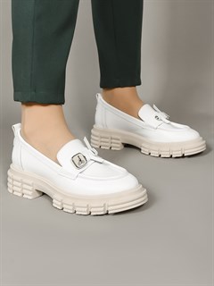 Лоферы женские комфорт  807-17 Beyaz - фото 32102