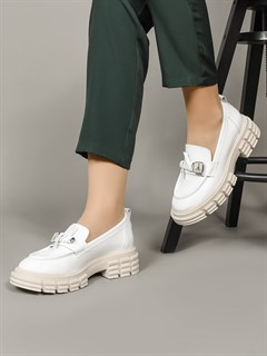 Лоферы женские комфорт  807-17 Beyaz - фото 32104