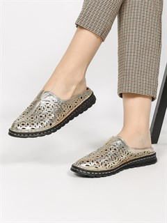 Сабо кожаные / Шлепки тренд S-4166-79 - фото 32173