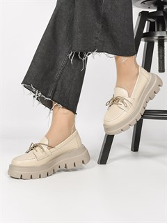 Лоферы женские комфорт  A-26 Bej - фото 32203