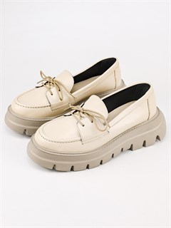 Лоферы женские комфорт  A-26 Bej - фото 32206