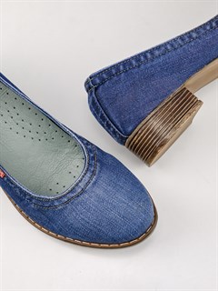 Туфли модельные на выход и на работу  6500-0163 Denim - фото 32217