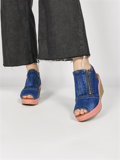 Босоножки на выход и на каждый день 5570-0012 Denim - фото 33805